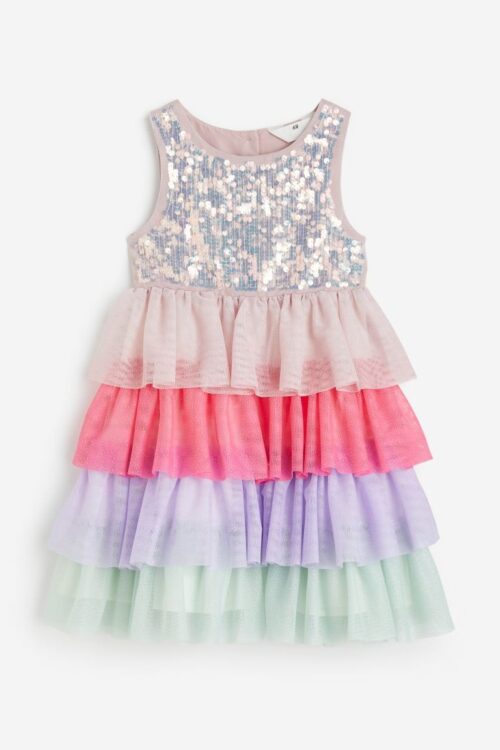 Sequined Tulle Dress