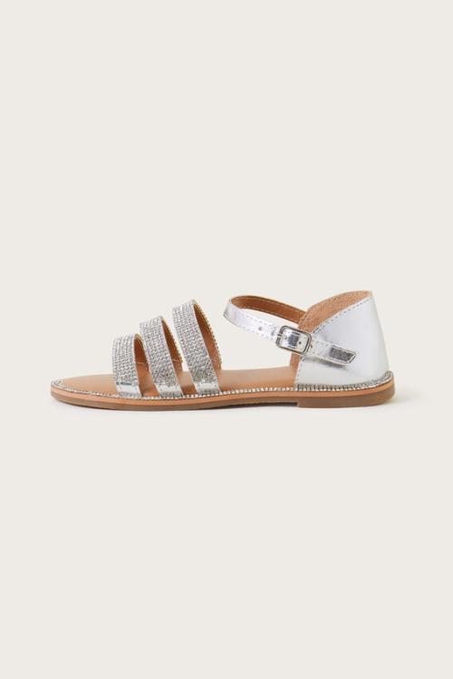 Monsoon Leather Diamante Sandals