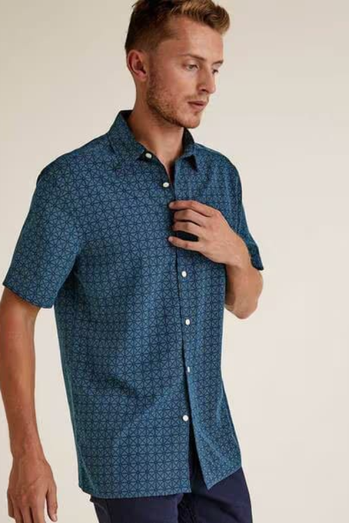 Marks And Spencer Short Sleeve Shirt