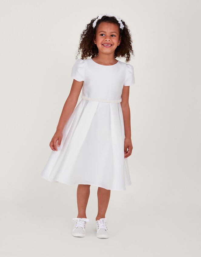 Monsoon Henriette Pearl Belt Duchess Dress