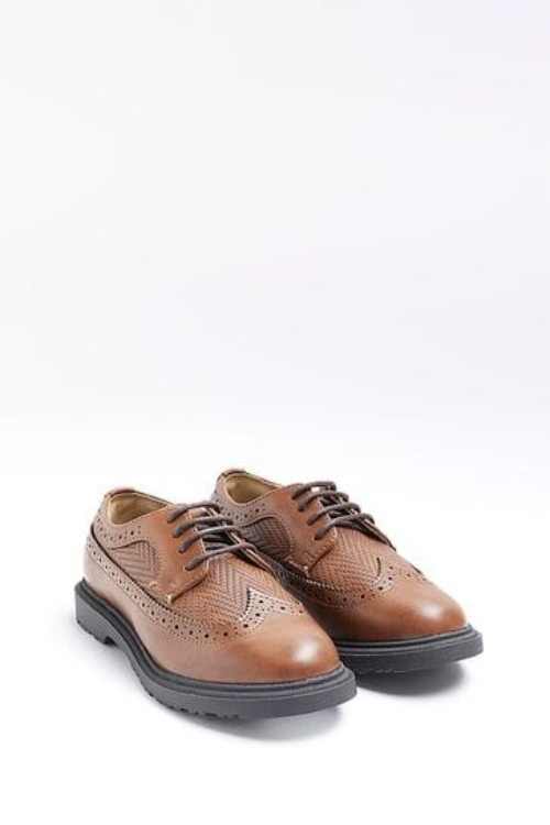 River Island Brown Lace Up Brogue Shoes