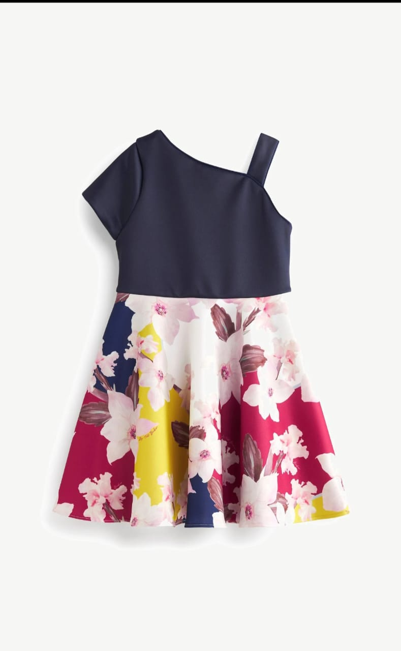 Baker By Ted Baker Glitch Print Scuba Dress