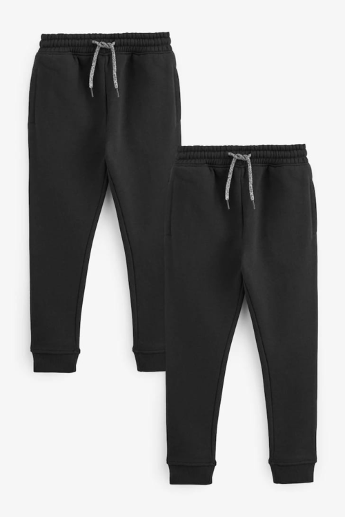 Next Black Skinny Fit Rich Joggers