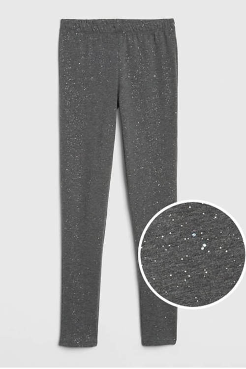 Gap Sparkle Leggings In Stretch Jersey