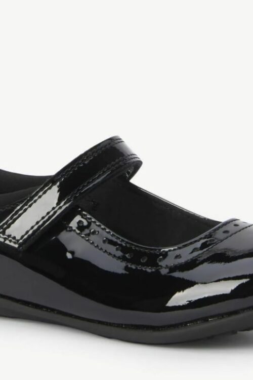 Next Black Patent School Shoes