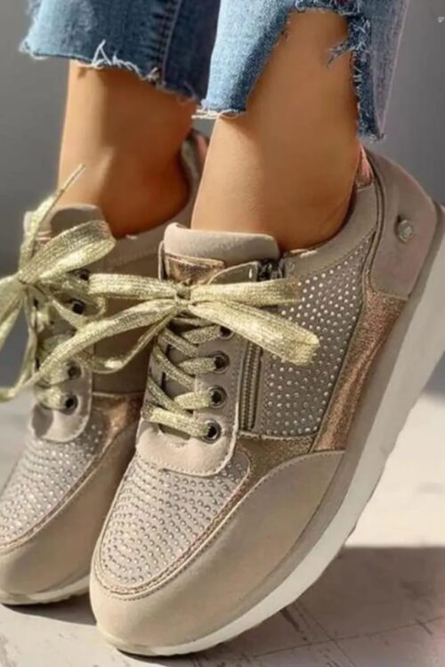 Gold Sneakers