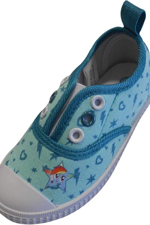 My Little Pony Rainbow Girls Laceless Canvas Shoes