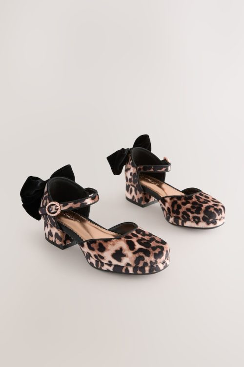 Next Leopard Print Platform Heel Occasion Shoes