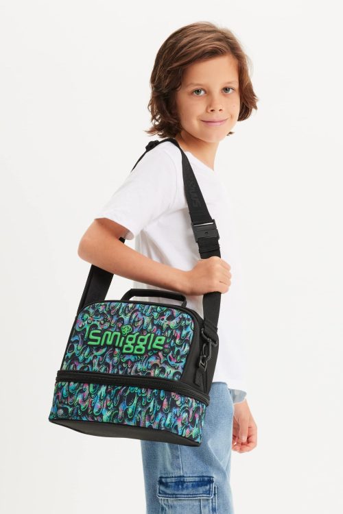 Smiggle Camouflage Surreal Level Hardtop Lunchbox